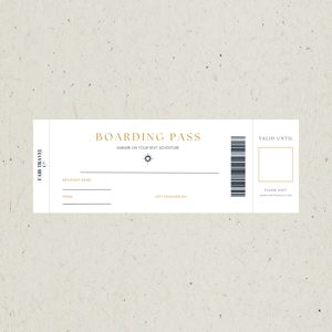 Boarding Pass Minimal - Content Library Image