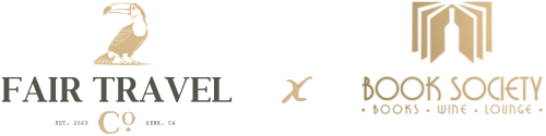 Fair Travel X Book Society Square  Logos